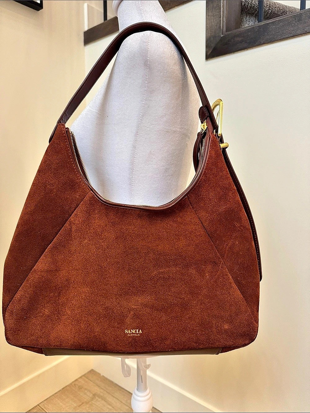 Sancia The Osimo Shoulder Bag Brown